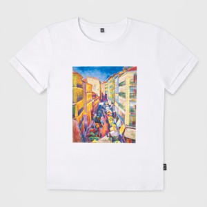 T-shirt Ulica w Madrycie